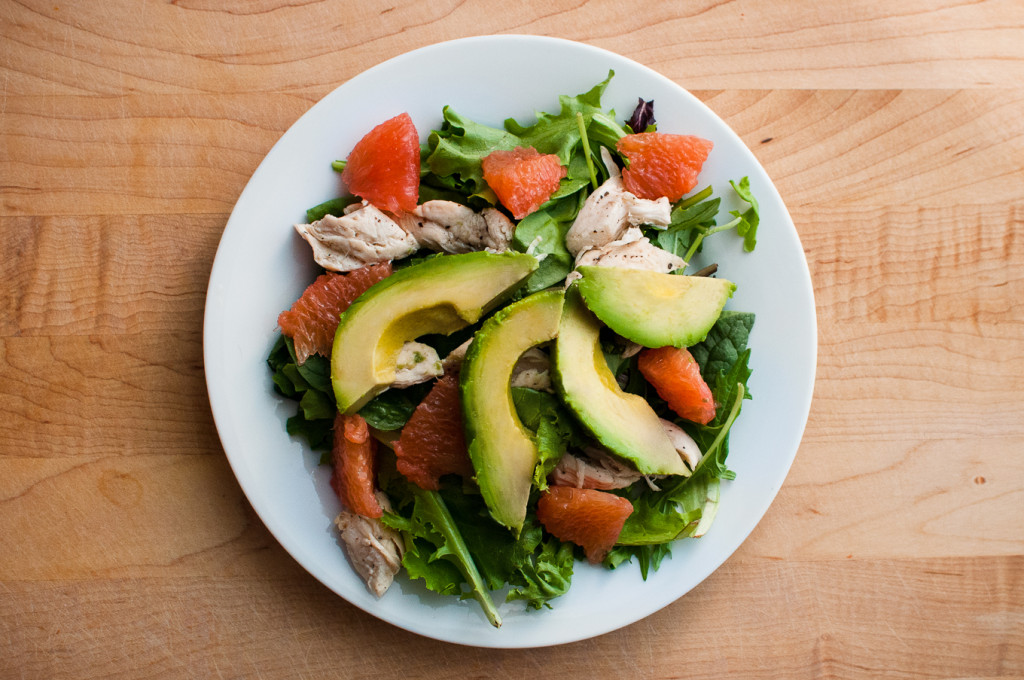 Avocado and Grapefruit Chicken Salad // Oakhurst Kitchen