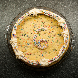 Mini Funfetti Cookie Cake // OakhurstKitchen.com