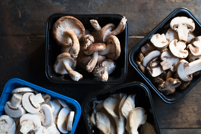 Mushroom Penne With Cauliflower Cheese Sauce // OakhurstKitchen.com